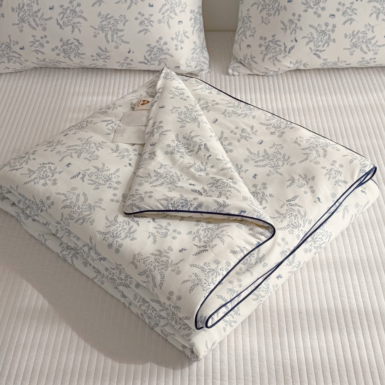 91家纺网 家纺一手货源 找家纺 （总）暖生活 2026春夏新款A类牛奶针织棉夏被夏凉被空调被