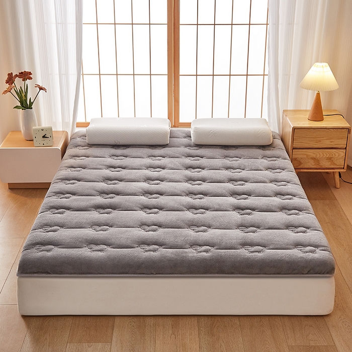 91家纺网 家纺一手货源 找家纺 优莱床垫 2026新款羊毛床垫-单边款 羊毛床垫单边灰色