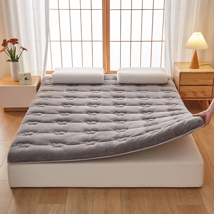 91家纺网 家纺一手货源 找家纺 优莱床垫 2026新款羊毛床垫-单边款 羊毛床垫单边灰色