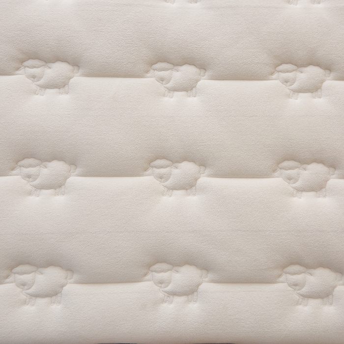 91家纺网 家纺一手货源 找家纺 优莱床垫 2026新款羊毛床垫-单边款 羊毛床垫单边米白