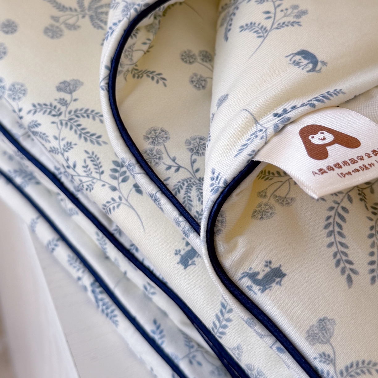 91家纺网 家纺一手货源 找家纺 暖生活 2026春夏新款A类牛奶针织棉夏被夏凉被空调被 蓝意