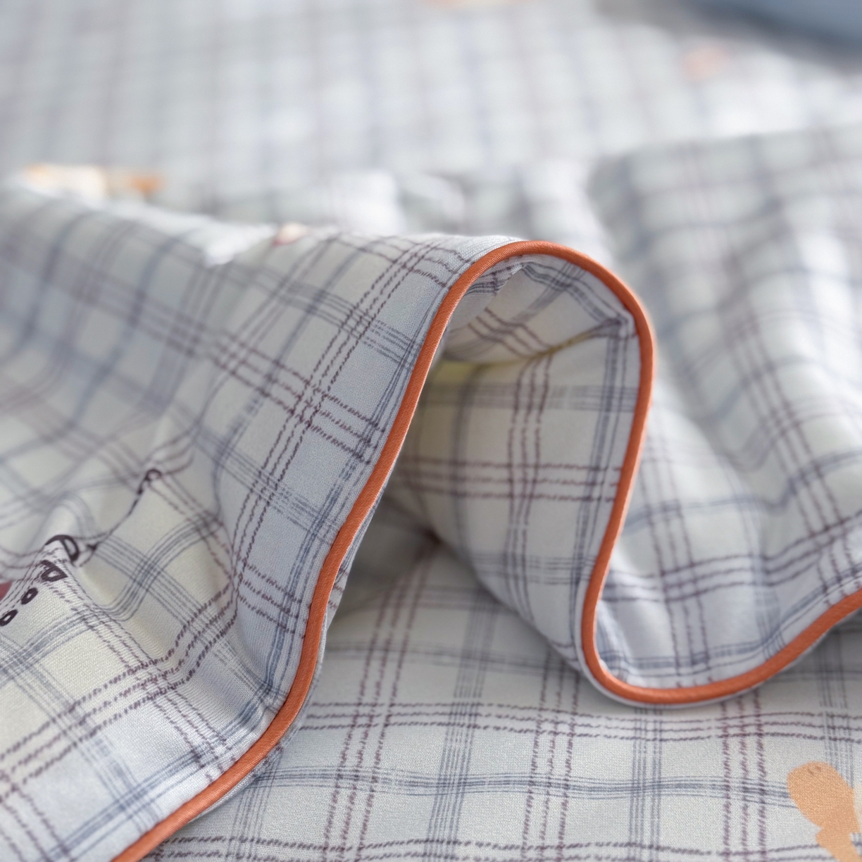 91家纺网 家纺一手货源 找家纺 暖生活 2026春夏新款A类牛奶针织棉夏被夏凉被空调被 围巾小狗