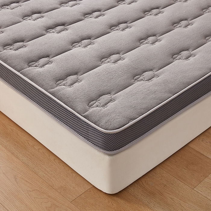 91家纺网 家纺一手货源 找家纺 优莱床垫 2026新款羊毛床垫-立体款 羊毛床垫立体灰色