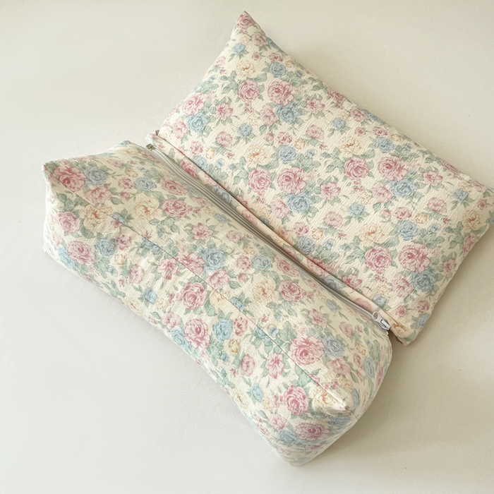 91家纺网 家纺一手货源 找家纺 （总）小桃姐家纺 2026新款三角荞麦枕头二合一组合款全荞麦壳枕芯护颈椎枕腰靠枕