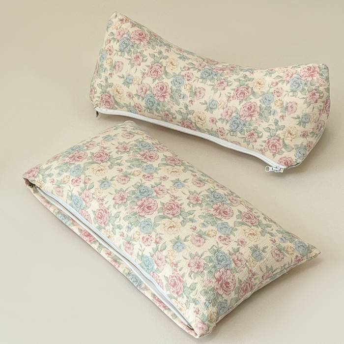 91家纺网 家纺一手货源 找家纺 （总）小桃姐家纺 2026新款三角荞麦枕头二合一组合款全荞麦壳枕芯护颈椎枕腰靠枕