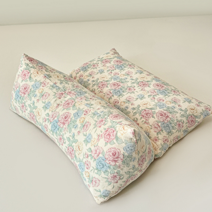 91家纺网 家纺一手货源 找家纺 小桃姐家纺 2026新款三角荞麦枕头二合一组合款全荞麦壳枕芯护颈椎枕腰靠枕 二合一荞麦枕-童话星岛