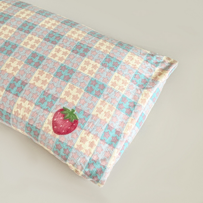 91家纺网 家纺一手货源 找家纺 小桃姐家纺 2026新款三角荞麦枕头二合一组合款全荞麦壳枕芯护颈椎枕腰靠枕 二合一荞麦枕-有草莓的地方