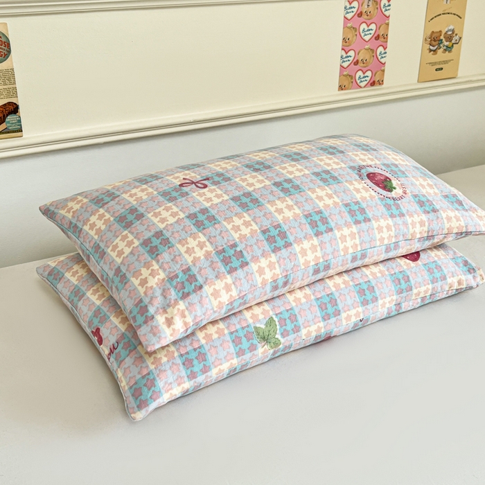 91家纺网 家纺一手货源 找家纺 小桃姐家纺 2026新款三角荞麦枕头二合一组合款全荞麦壳枕芯护颈椎枕腰靠枕 二合一荞麦枕-有草莓的地方