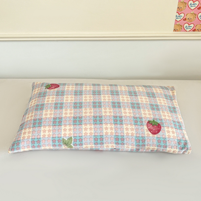 91家纺网 家纺一手货源 找家纺 小桃姐家纺 2026新款三角荞麦枕头二合一组合款全荞麦壳枕芯护颈椎枕腰靠枕 二合一荞麦枕-有草莓的地方