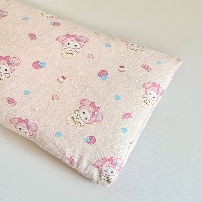 91家纺网 家纺一手货源 找家纺 小桃姐家纺 2026新款三角荞麦枕头二合一组合款全荞麦壳枕芯护颈椎枕腰靠枕 二合一荞麦枕-草莓甜筒