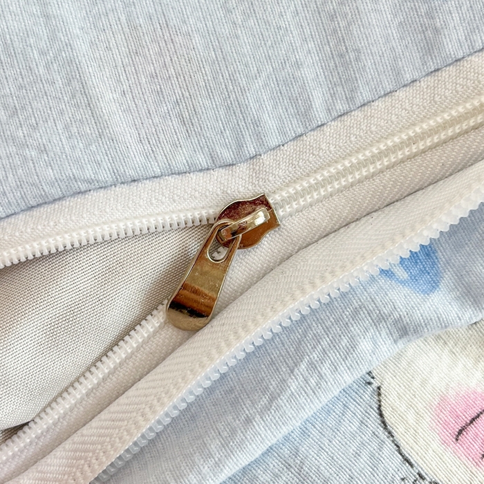 91家纺网 家纺一手货源 找家纺 小桃姐家纺 2026新款三角荞麦枕头二合一组合款全荞麦壳枕芯护颈椎枕腰靠枕 二合一荞麦枕-小猫时光-蓝