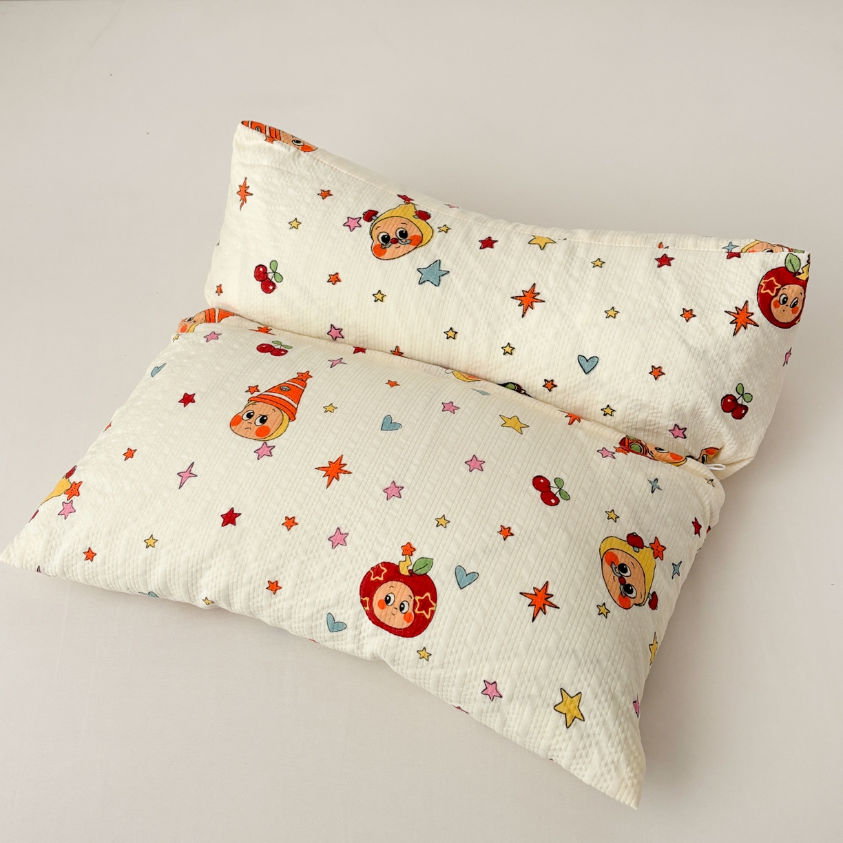 91家纺网 家纺一手货源 找家纺 小桃姐家纺 2026新款三角荞麦枕头二合一组合款全荞麦壳枕芯护颈椎枕腰靠枕 二合一荞麦枕-星星仔