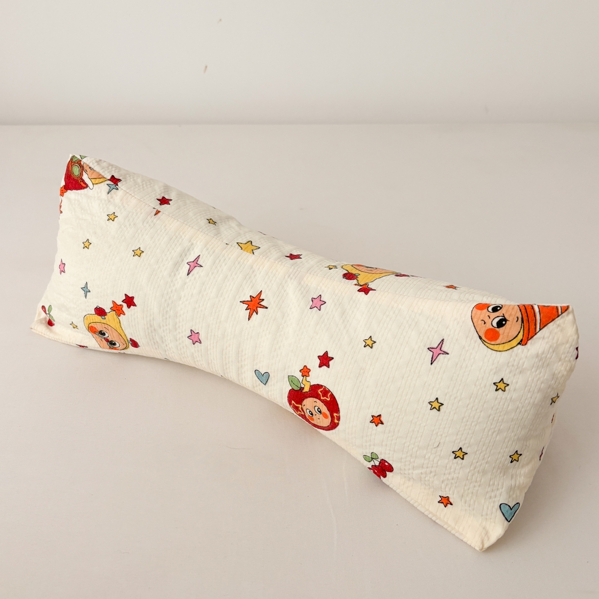 91家纺网 家纺一手货源 找家纺 小桃姐家纺 2026新款三角荞麦枕头二合一组合款全荞麦壳枕芯护颈椎枕腰靠枕 二合一荞麦枕-星星仔