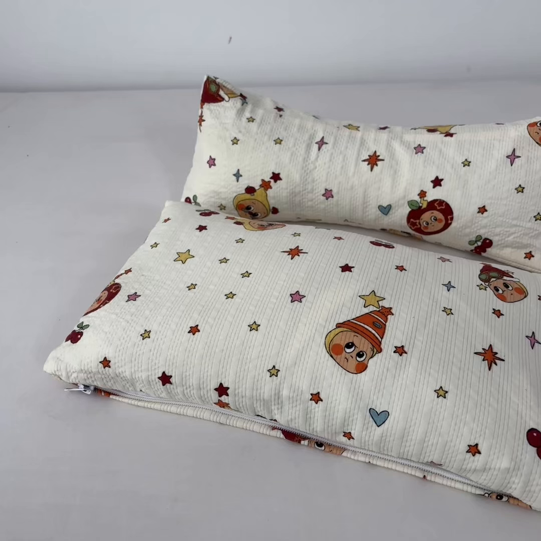 91家纺网 家纺一手货源 找家纺 小桃姐家纺 2026新款三角荞麦枕头二合一组合款全荞麦壳枕芯护颈椎枕腰靠枕 二合一荞麦枕-星星仔