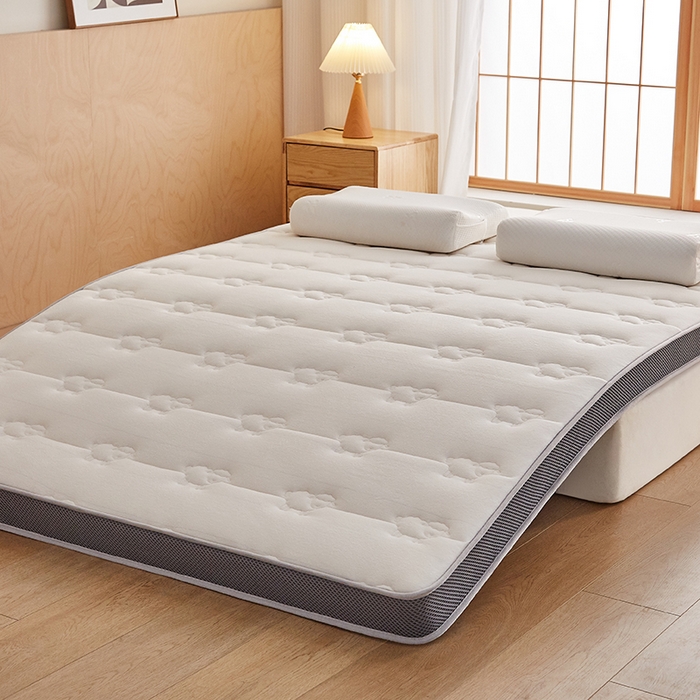 91家纺网 家纺一手货源 找家纺 优莱床垫 2026新款羊毛床垫-立体款 羊毛床垫立体米白