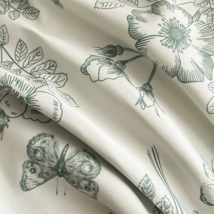 91家纺网 家纺一手货源 找家纺 金牛座家纺 2026新款高克重细斜纹丝柔质感亲肤数码印花宽边四件套-秘境系列 秘境-橄榄绿