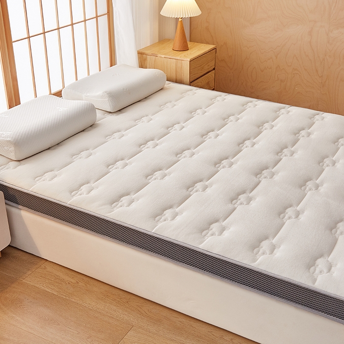 91家纺网 家纺一手货源 找家纺 优莱床垫 2026新款羊毛床垫-立体款 羊毛床垫立体米白