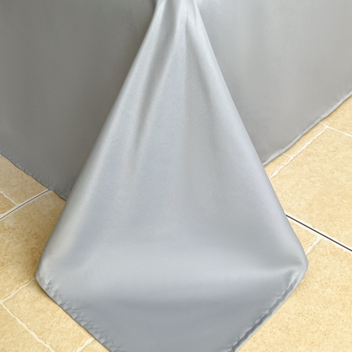 91家纺网 家纺一手货源 找家纺 金牛座家纺 2026新款高克重细斜纹丝柔质感亲肤数码印花宽边四件套-叶舞系列 叶舞-灰