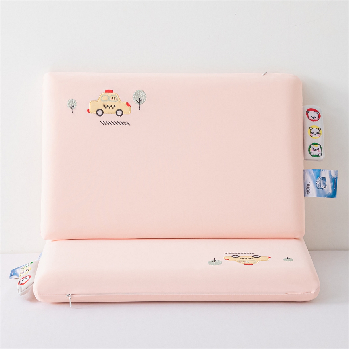 91家纺网 家纺一手货源 找家纺 （总）麦肯锡 2026新款萌凉嘟嘟车面包记忆枕枕头枕芯,组合图仅供展示不可下单,萌凉嘟嘟车-粉色,萌凉嘟嘟车-灰色,萌凉嘟嘟车-蓝色,萌凉嘟嘟车-绿色