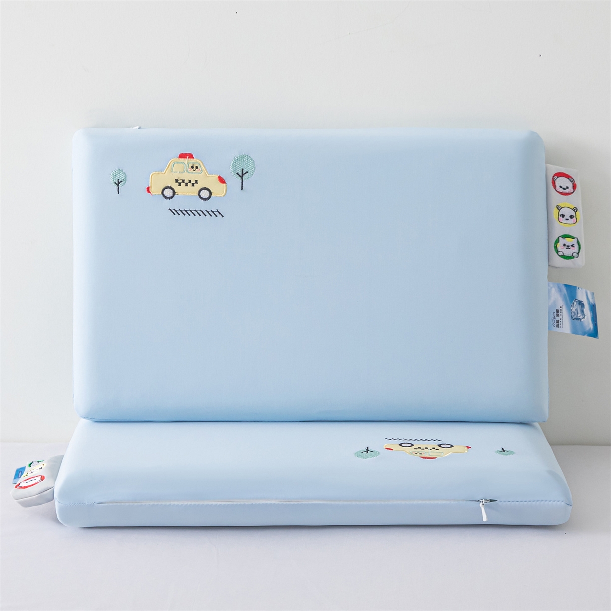 麦肯锡 2026新款萌凉嘟嘟车面包记忆枕枕头枕芯 萌凉嘟嘟车-蓝色