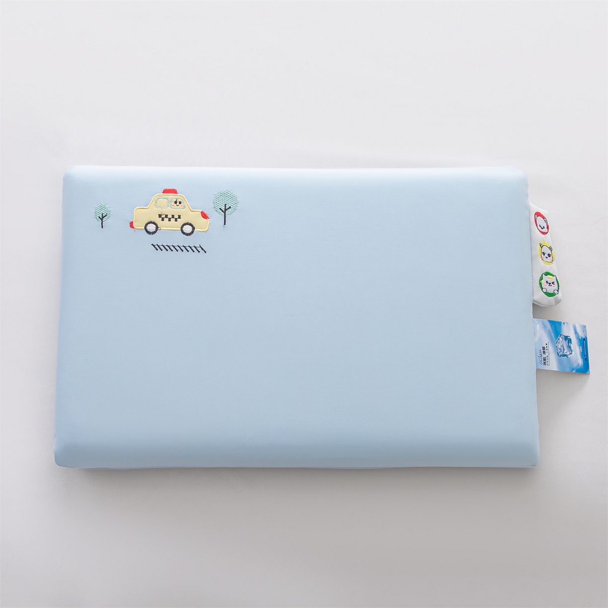 91家纺网 家纺一手货源 找家纺 麦肯锡 2026新款萌凉嘟嘟车面包记忆枕枕头枕芯 萌凉嘟嘟车-蓝色