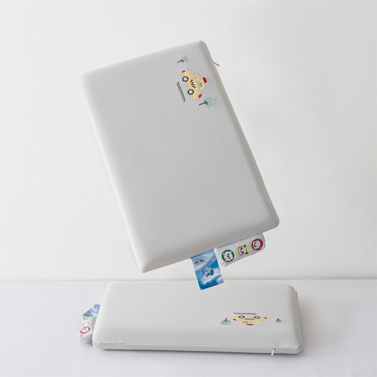 91家纺网 家纺一手货源 找家纺 麦肯锡 2026新款萌凉嘟嘟车面包记忆枕枕头枕芯 萌凉嘟嘟车-灰色