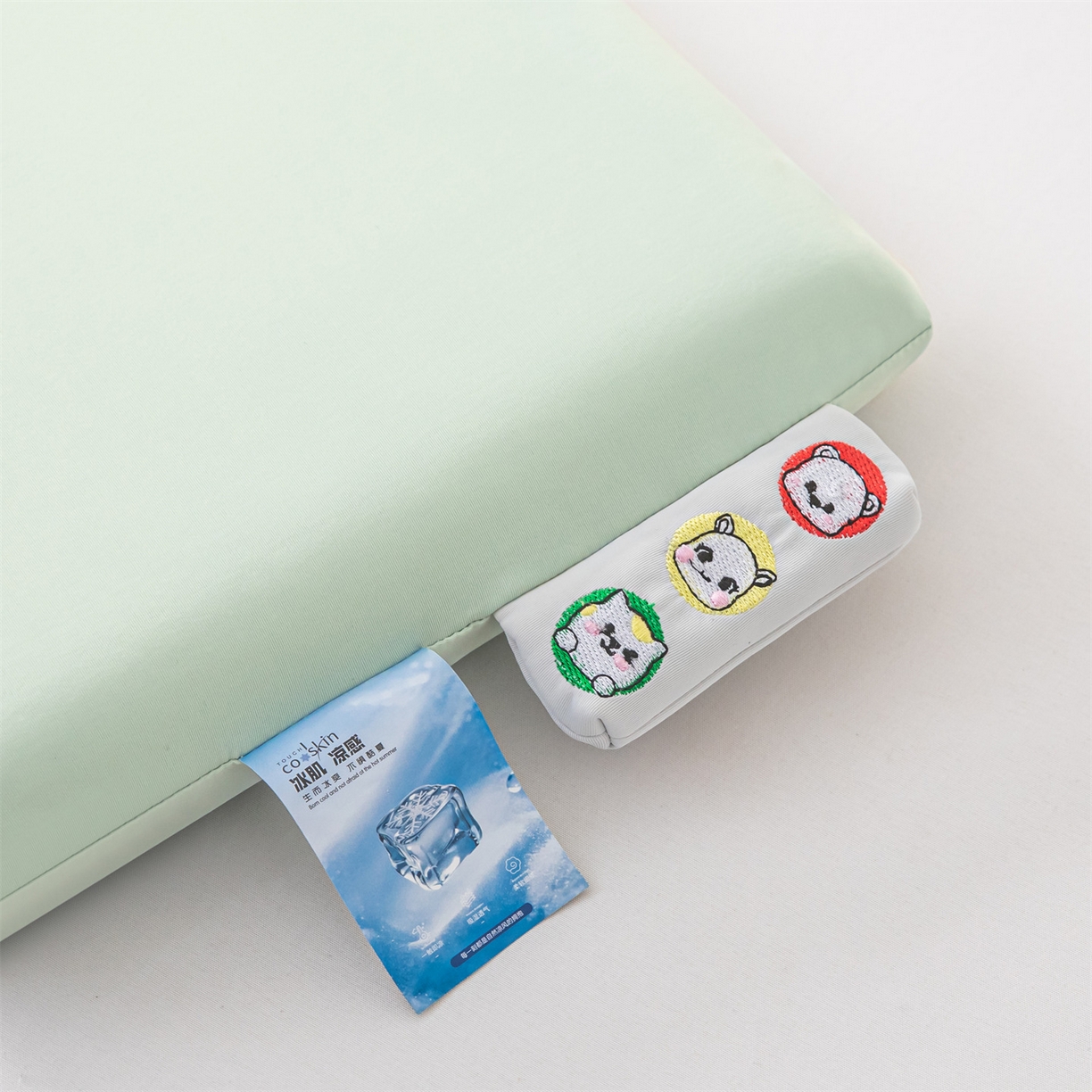91家纺网 家纺一手货源 找家纺 麦肯锡 2026新款萌凉嘟嘟车面包记忆枕枕头枕芯 萌凉嘟嘟车-绿色