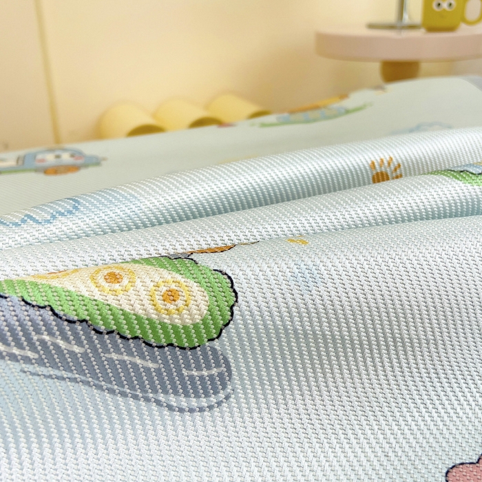 91家纺网 家纺一手货源 找家纺 鱼宝 2026新款儿童凉感冰藤枕套冰丝枕头枕芯 彩虹车队