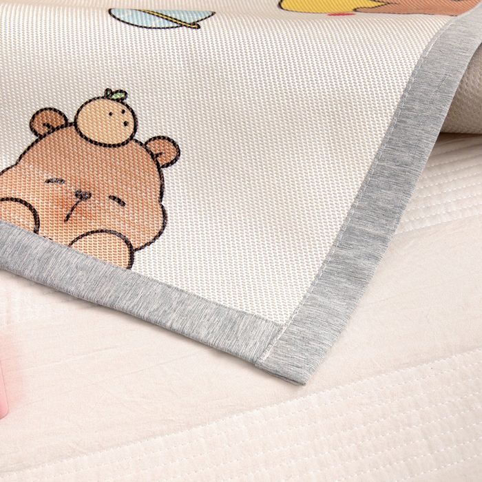 91家纺网 家纺一手货源 找家纺 鱼宝 2026新款儿童凉感冰藤枕套冰丝枕头枕芯 卡卡巴拉