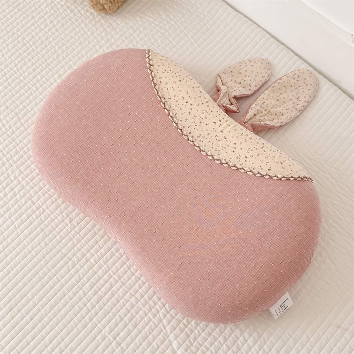 91家纺网 家纺一手货源 找家纺 麦肯锡 2026新款自然生活记忆枕枕头枕芯-折耳兔 折耳兔-粉色