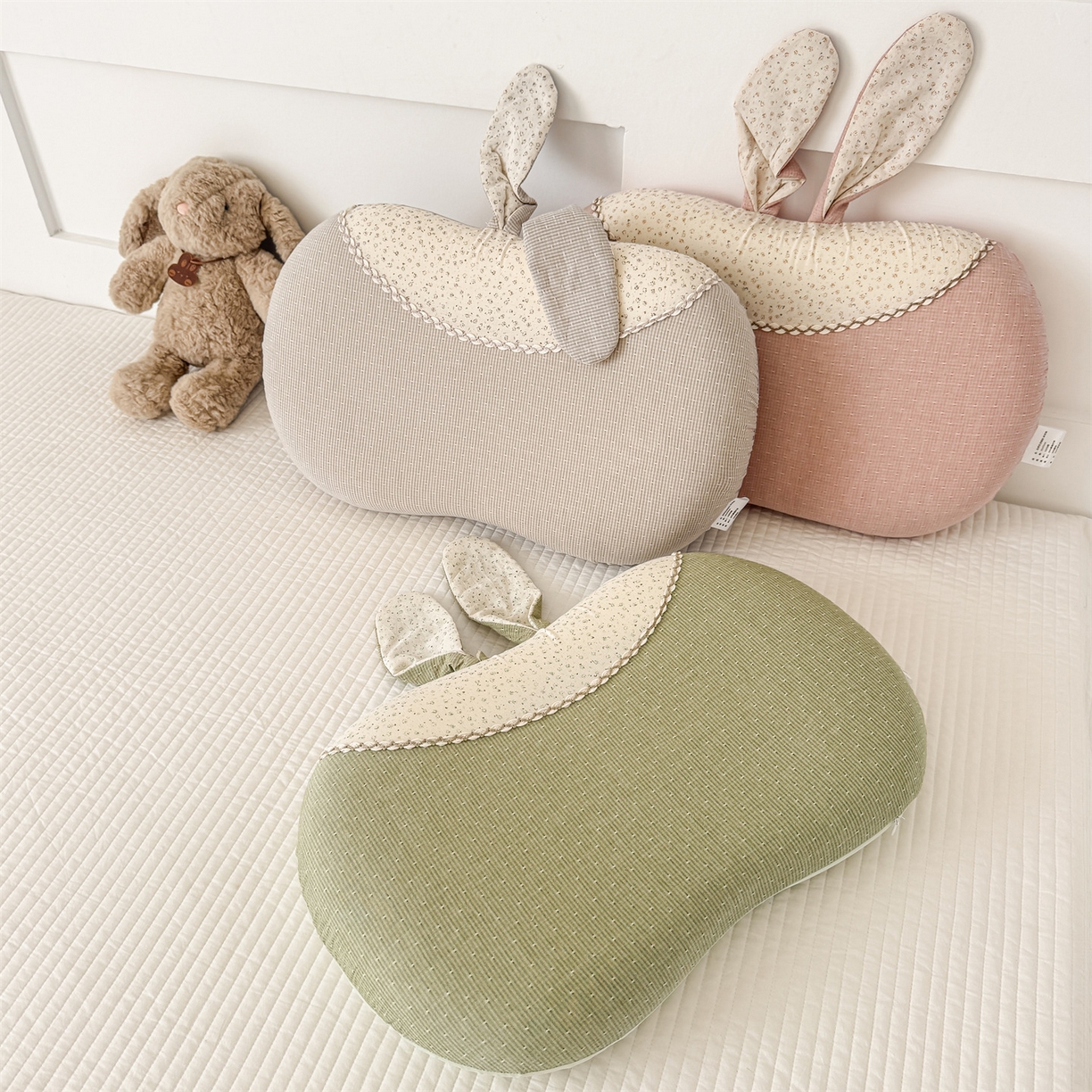 麦肯锡 2026新款自然生活记忆枕枕头枕芯-折耳兔 组合图仅供展示不可下单