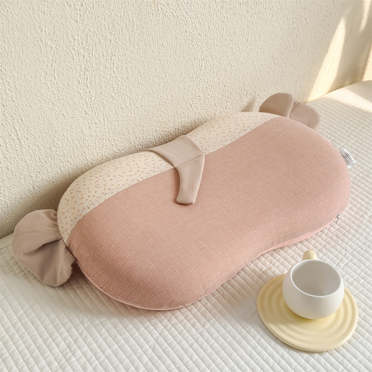 91家纺网 家纺一手货源 找家纺 麦肯锡 2026新款自然生活记忆枕枕头枕芯-小象 小象-粉色