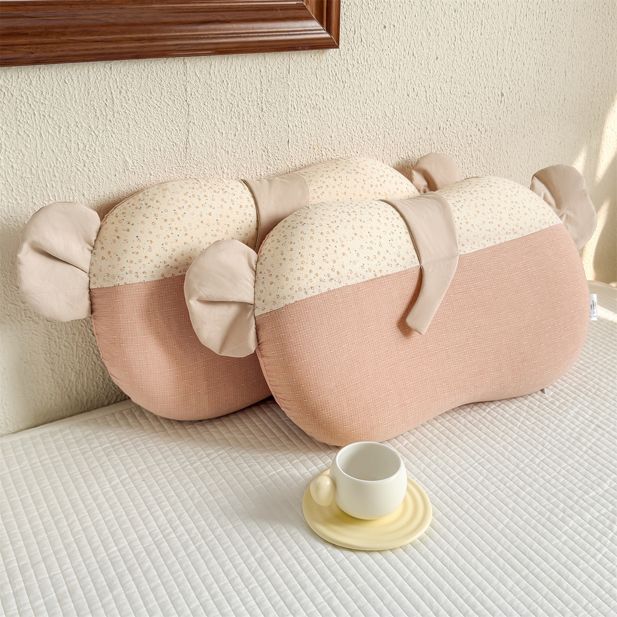 91家纺网 家纺一手货源 找家纺 麦肯锡 2026新款自然生活记忆枕枕头枕芯-小象 小象-粉色