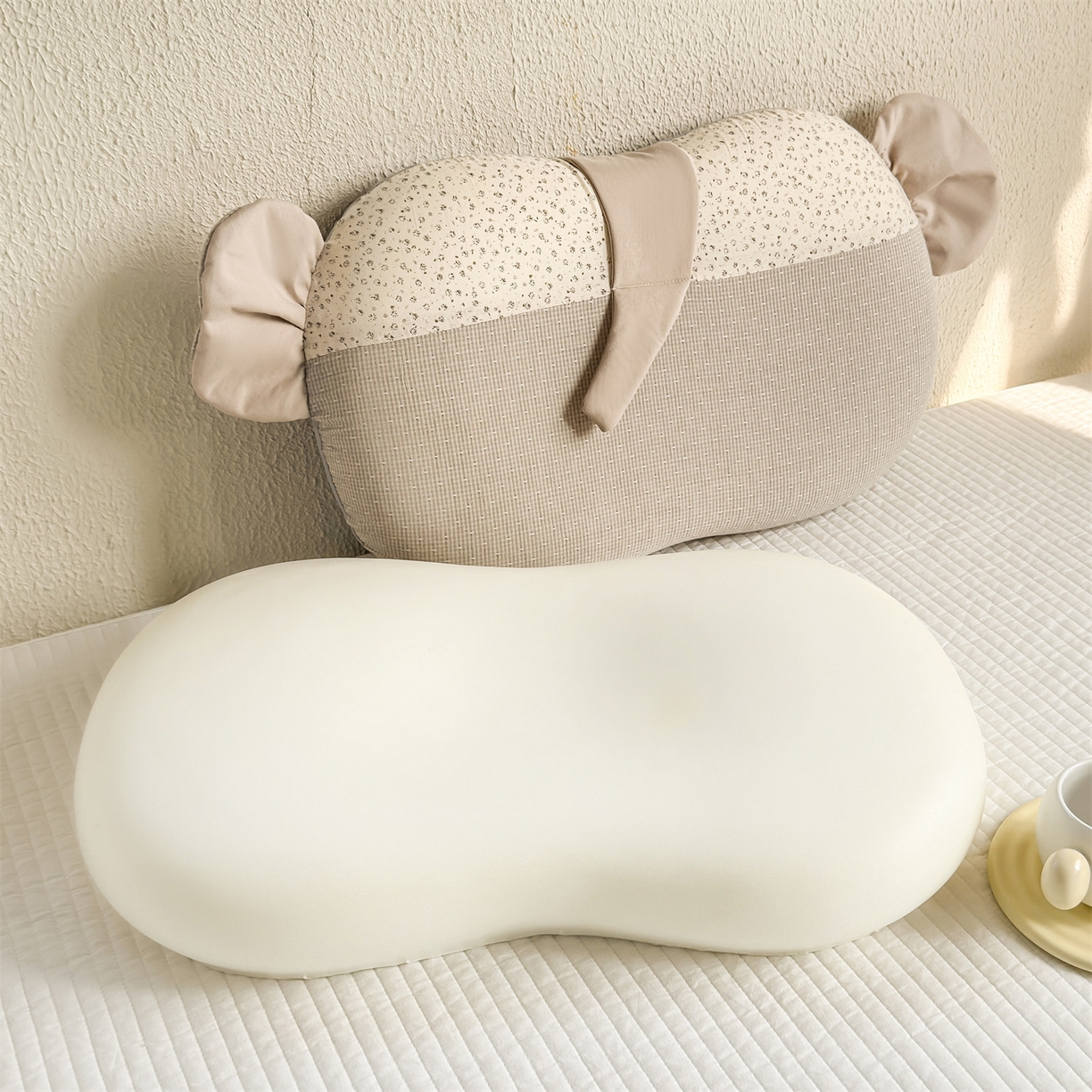 91家纺网 家纺一手货源 找家纺 麦肯锡 2026新款自然生活记忆枕枕头枕芯-小象 小象-灰色
