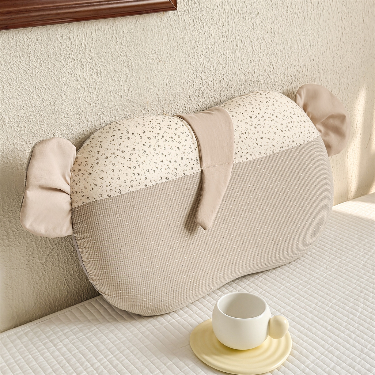 91家纺网 家纺一手货源 找家纺 麦肯锡 2026新款自然生活记忆枕枕头枕芯-小象 小象-灰色