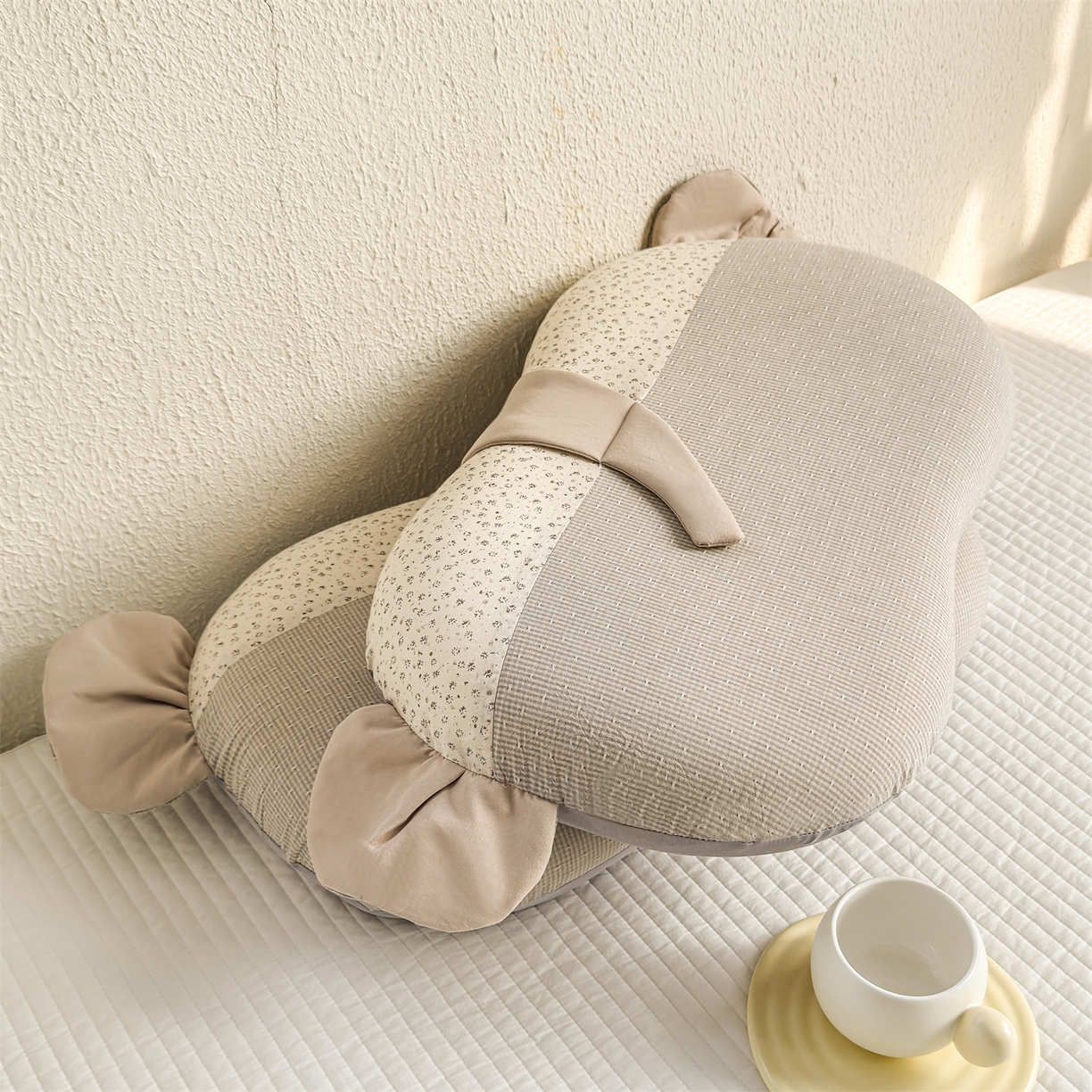 91家纺网 家纺一手货源 找家纺 麦肯锡 2026新款自然生活记忆枕枕头枕芯-小象 小象-灰色