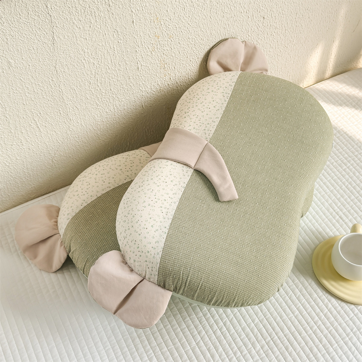 91家纺网 家纺一手货源 找家纺 麦肯锡 2026新款自然生活记忆枕枕头枕芯-小象 小象-绿色