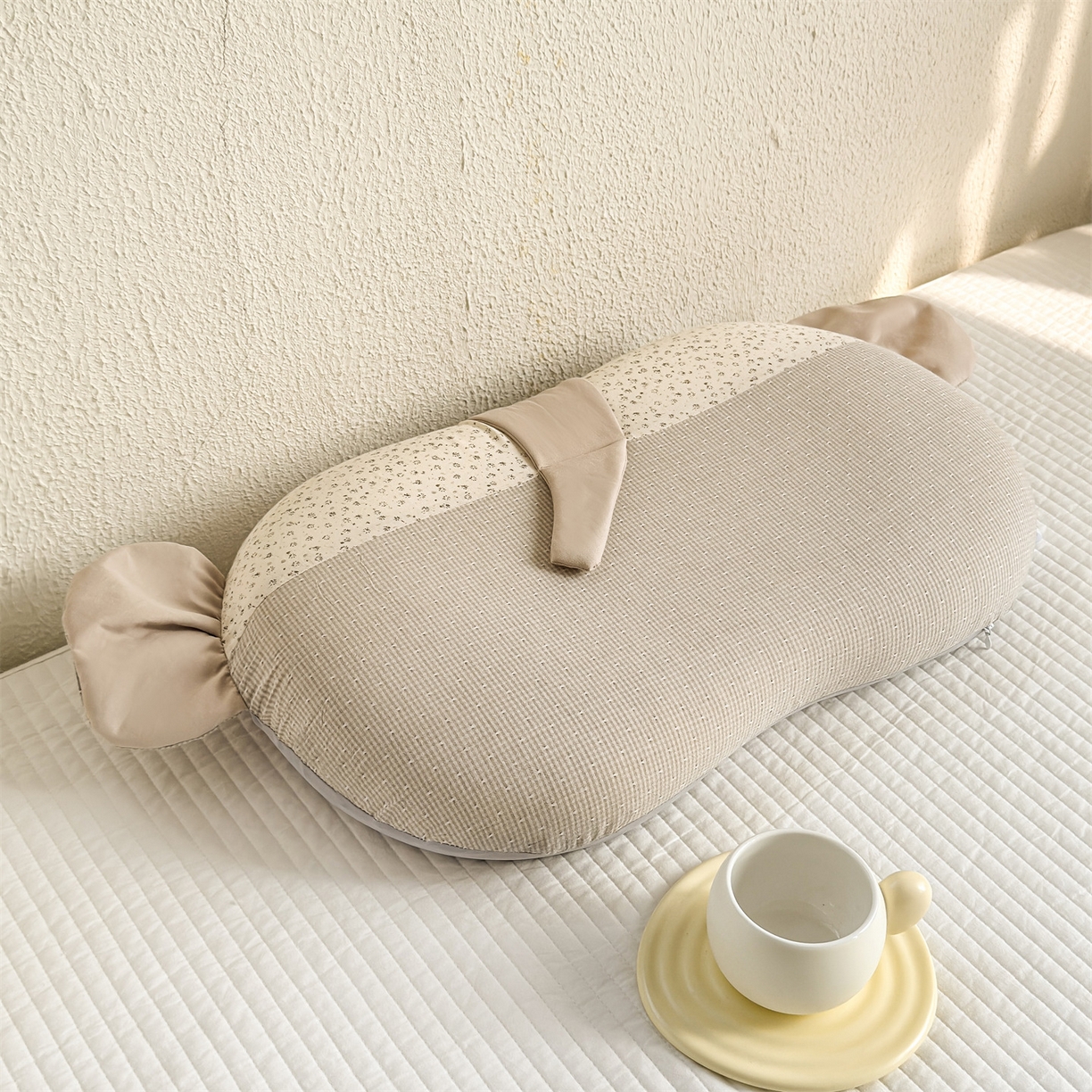 91家纺网 家纺一手货源 找家纺 麦肯锡 2026新款自然生活记忆枕枕头枕芯-小象 小象-灰色