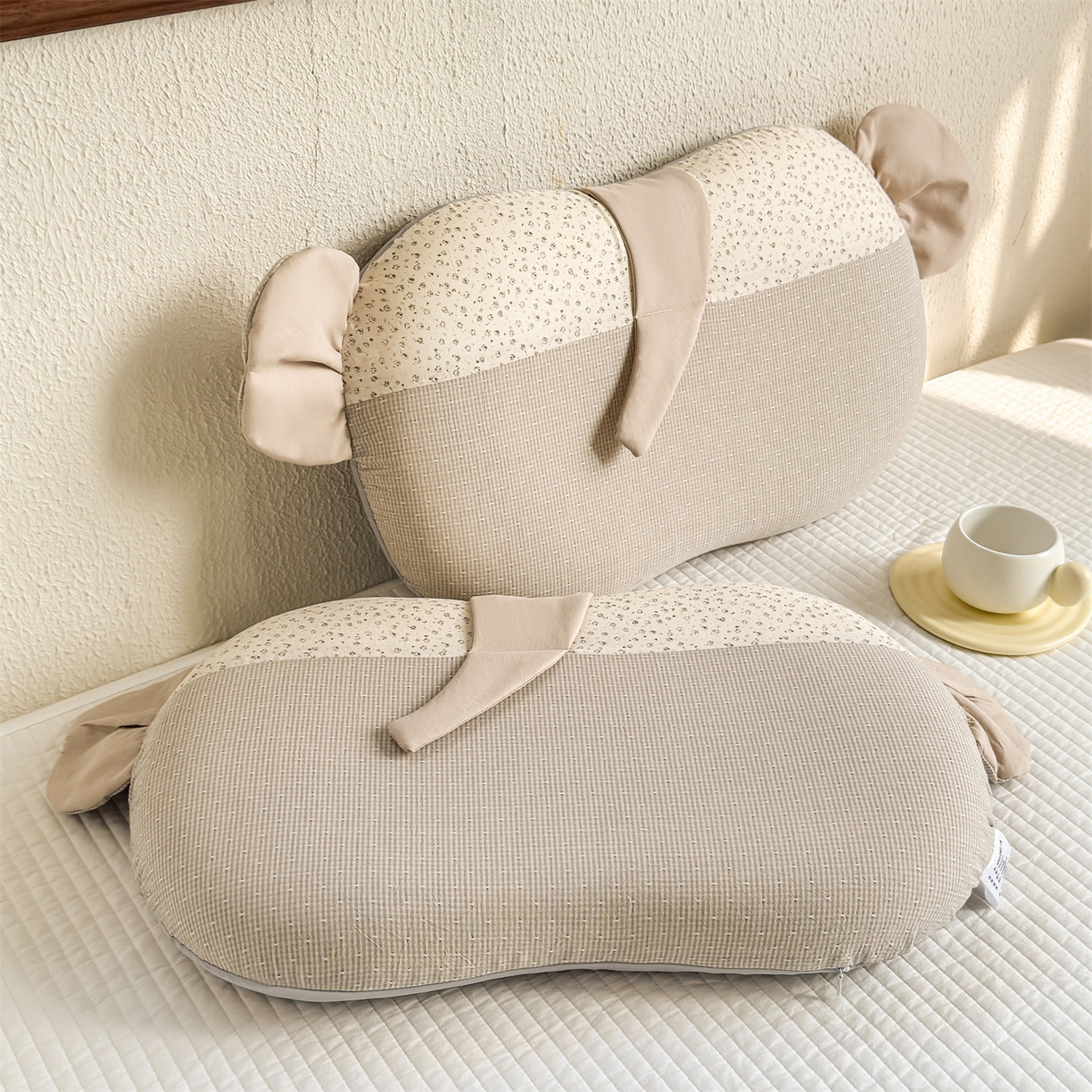 91家纺网 家纺一手货源 找家纺 麦肯锡 2026新款自然生活记忆枕枕头枕芯-小象 小象-灰色