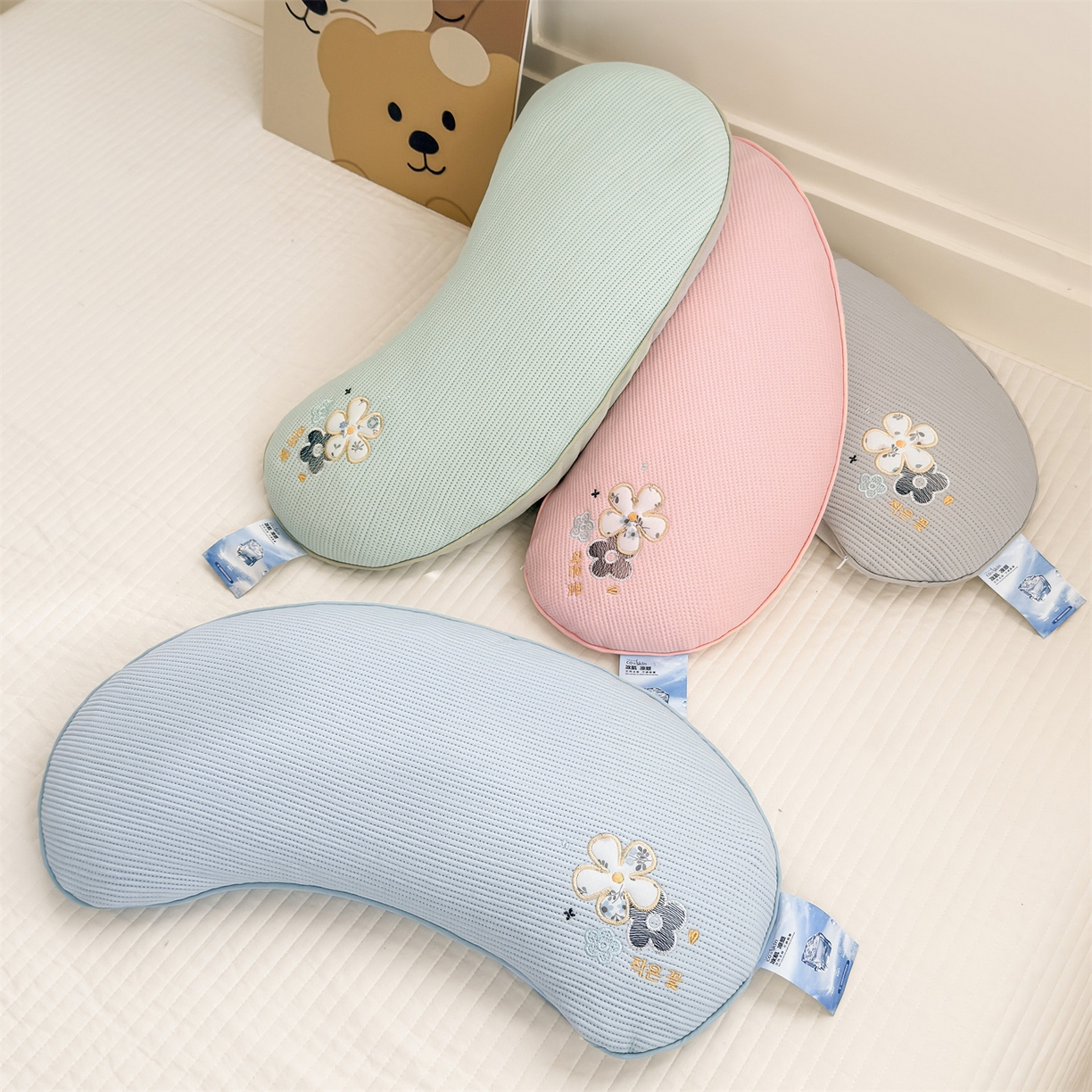 麦肯锡 2026新款柔纹花眠月牙荞麦枕枕头枕芯 组合图仅供展示不可下单