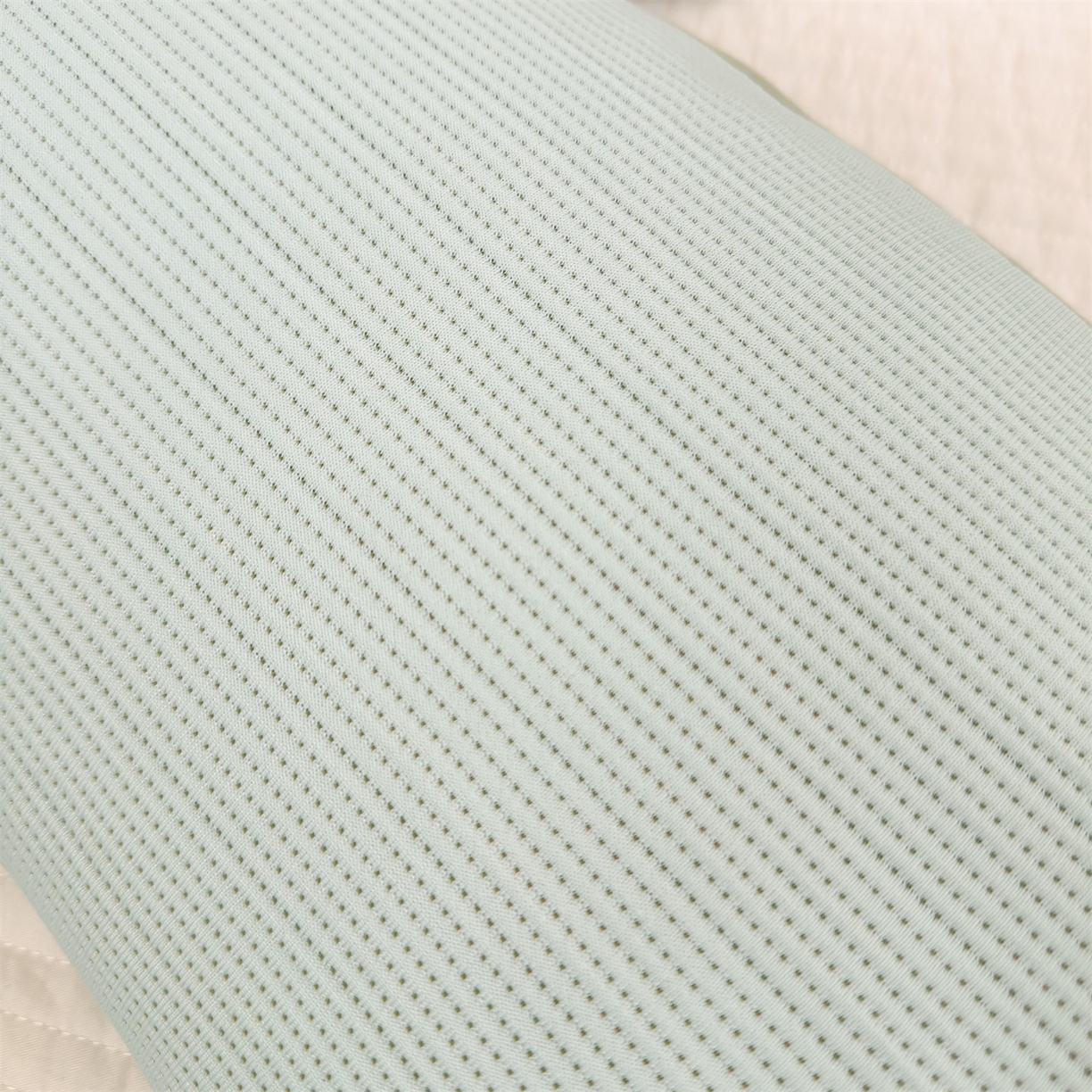 91家纺网 家纺一手货源 找家纺 麦肯锡 2026新款柔纹花眠月牙荞麦枕枕头枕芯 柔纹花眠月牙荞麦枕-绿色