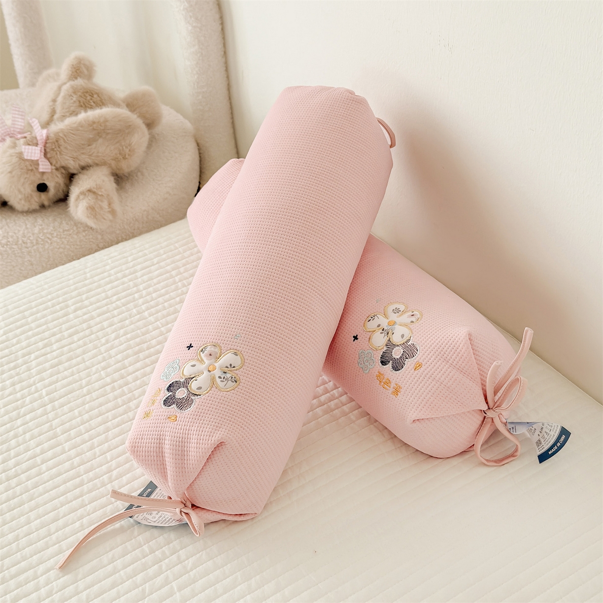 91家纺网 家纺一手货源 找家纺 （总）麦肯锡 2026新款柔纹花眠糖果荞麦枕枕头枕芯