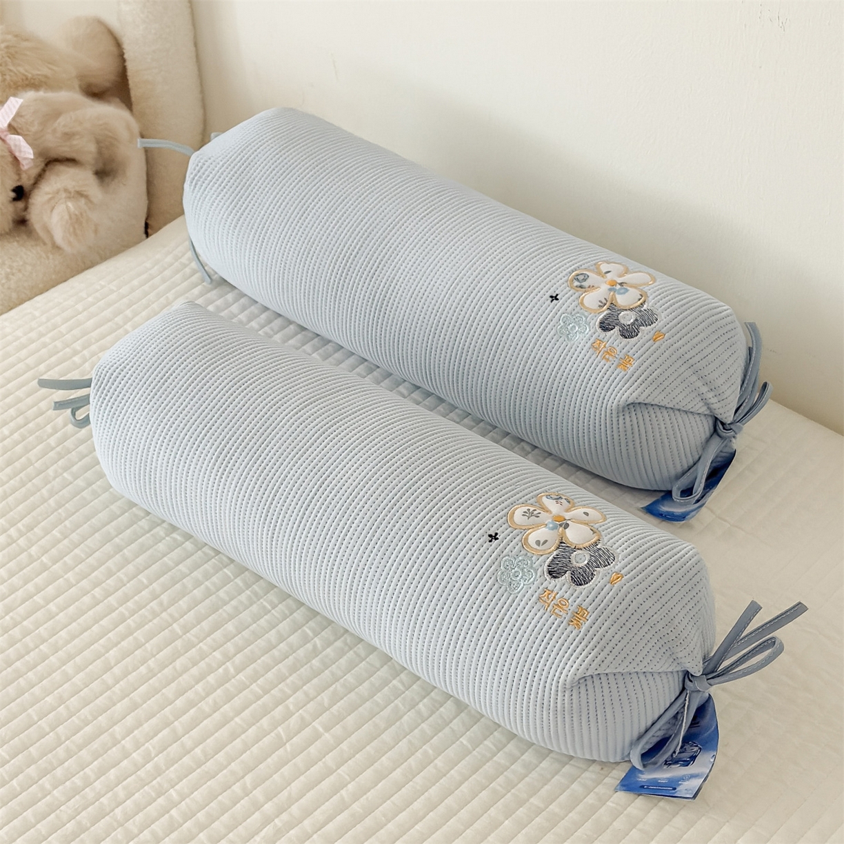 91家纺网 家纺一手货源 找家纺 （总）麦肯锡 2026新款柔纹花眠糖果荞麦枕枕头枕芯