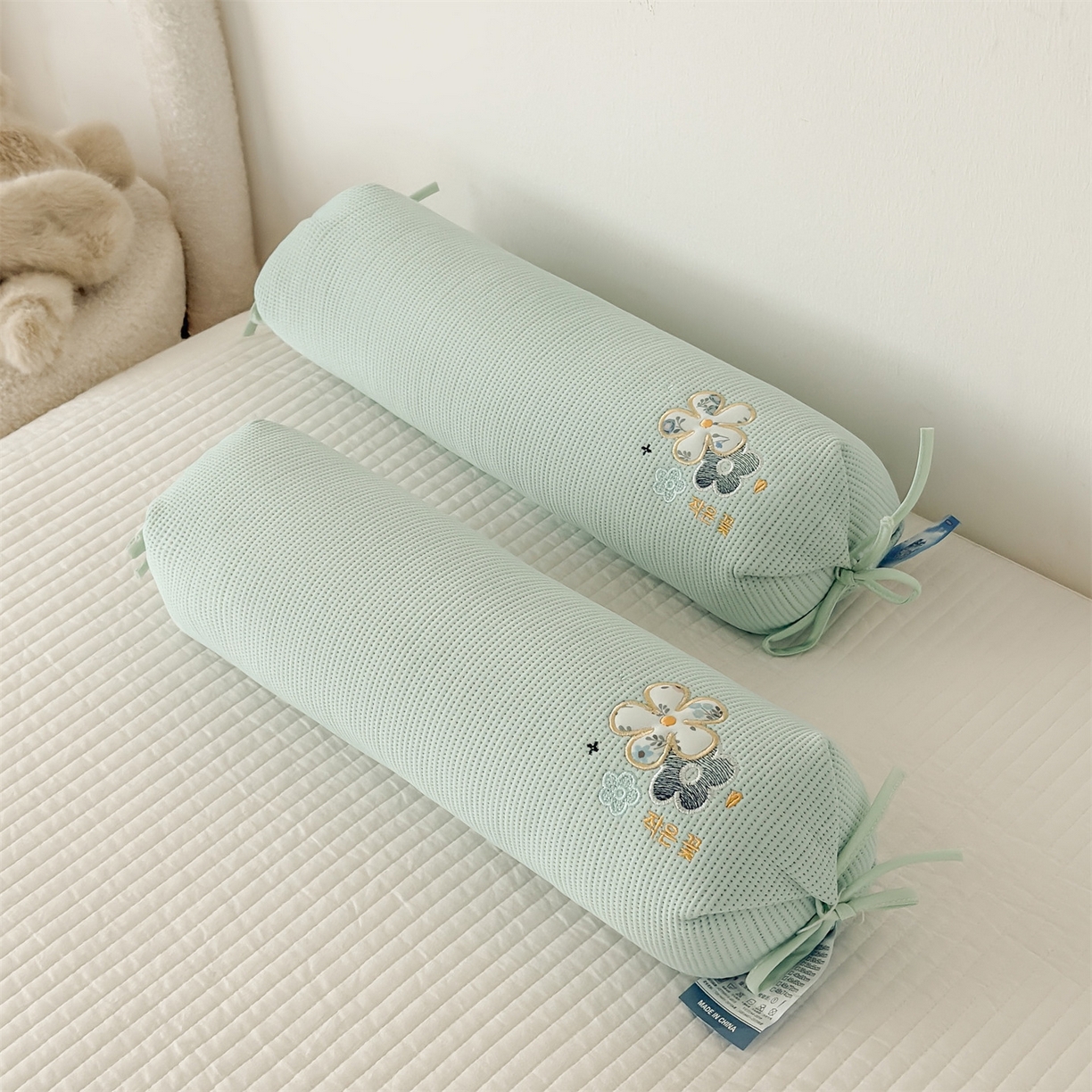 91家纺网 家纺一手货源 找家纺 （总）麦肯锡 2026新款柔纹花眠糖果荞麦枕枕头枕芯