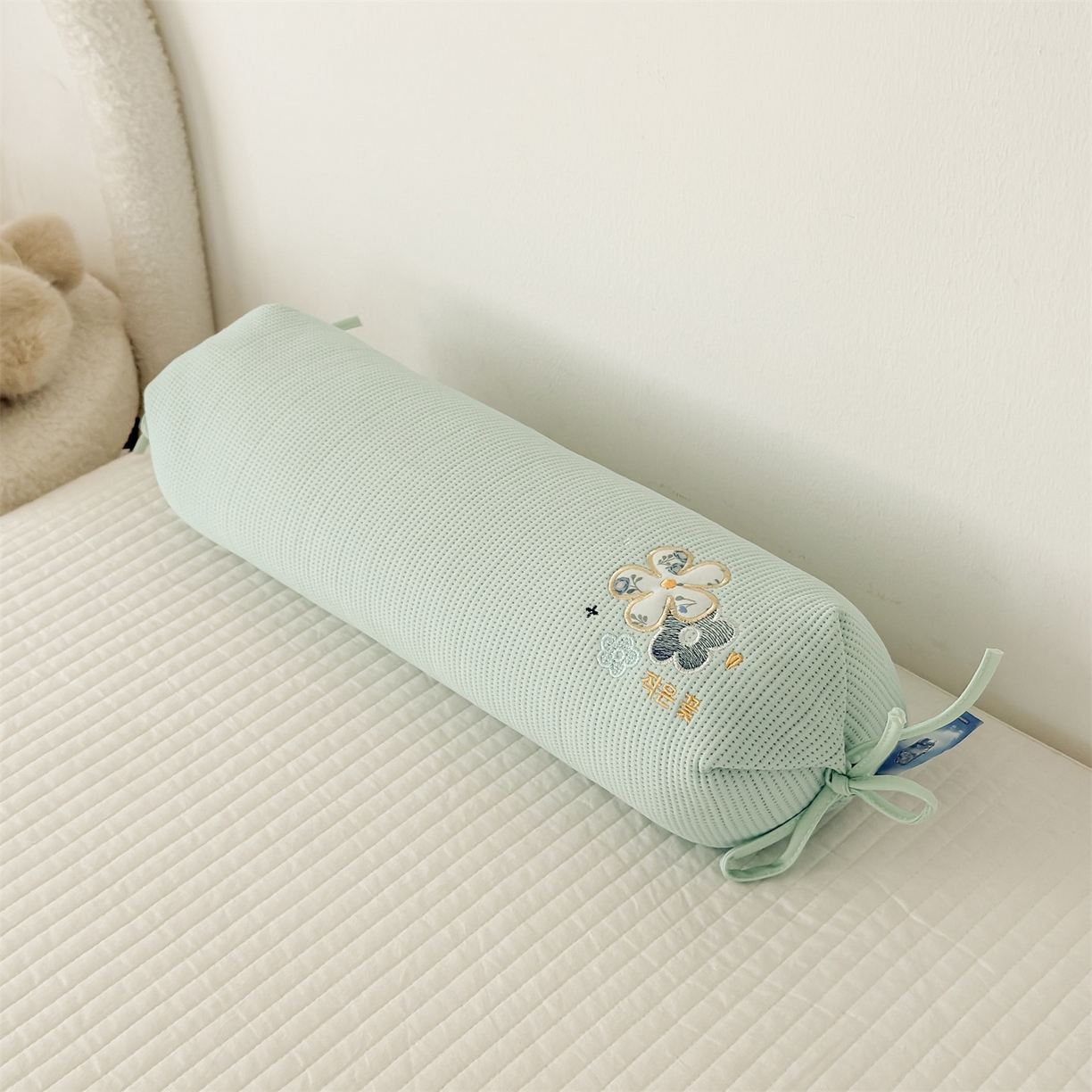 91家纺网 家纺一手货源 找家纺 麦肯锡 2026新款柔纹花眠糖果荞麦枕枕头枕芯 柔纹花眠糖果荞麦枕-绿色