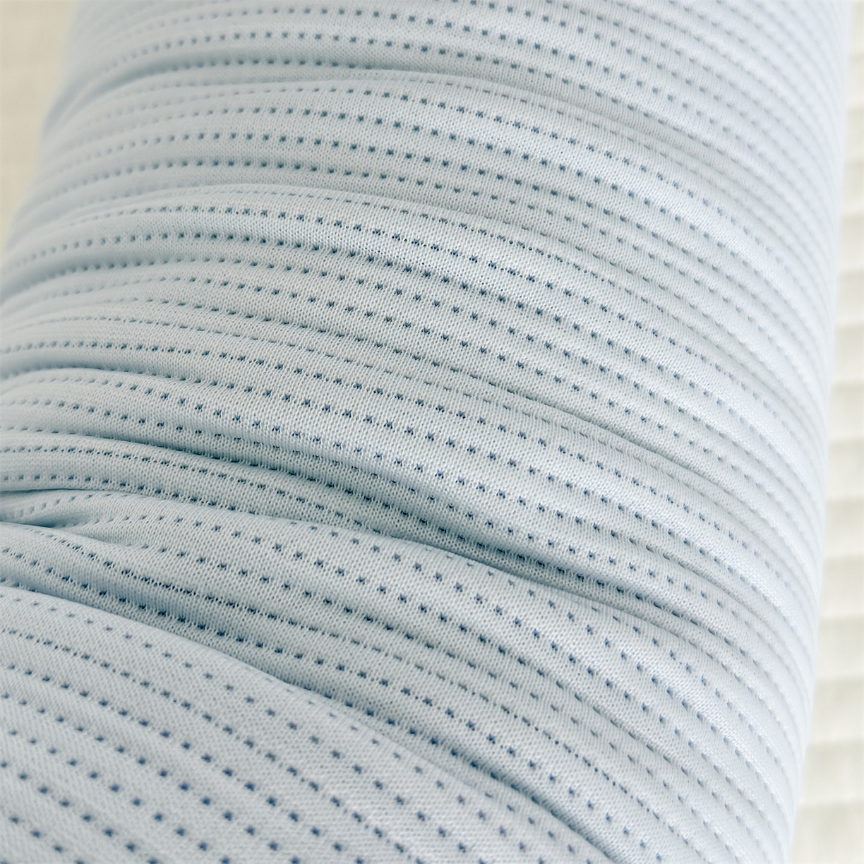 91家纺网 家纺一手货源 找家纺 麦肯锡 2026新款柔纹花眠糖果荞麦枕枕头枕芯 柔纹花眠糖果荞麦枕-蓝色