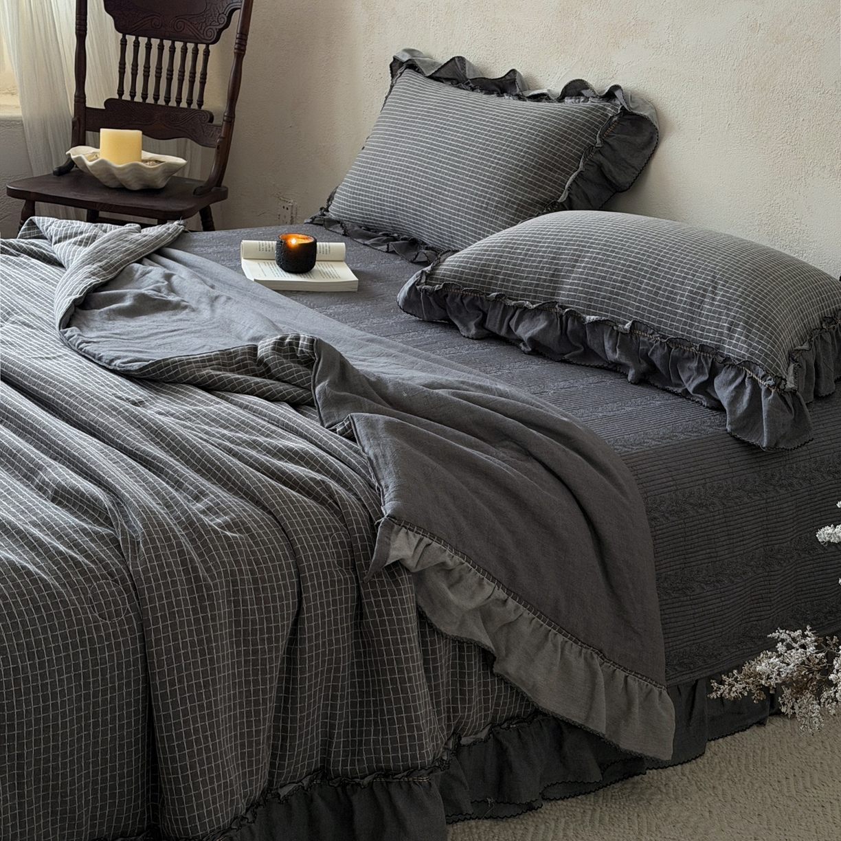 91家纺网 家纺一手货源 找家纺 （总）米菲 2026新款全棉色织提花夏被夏凉被空调被