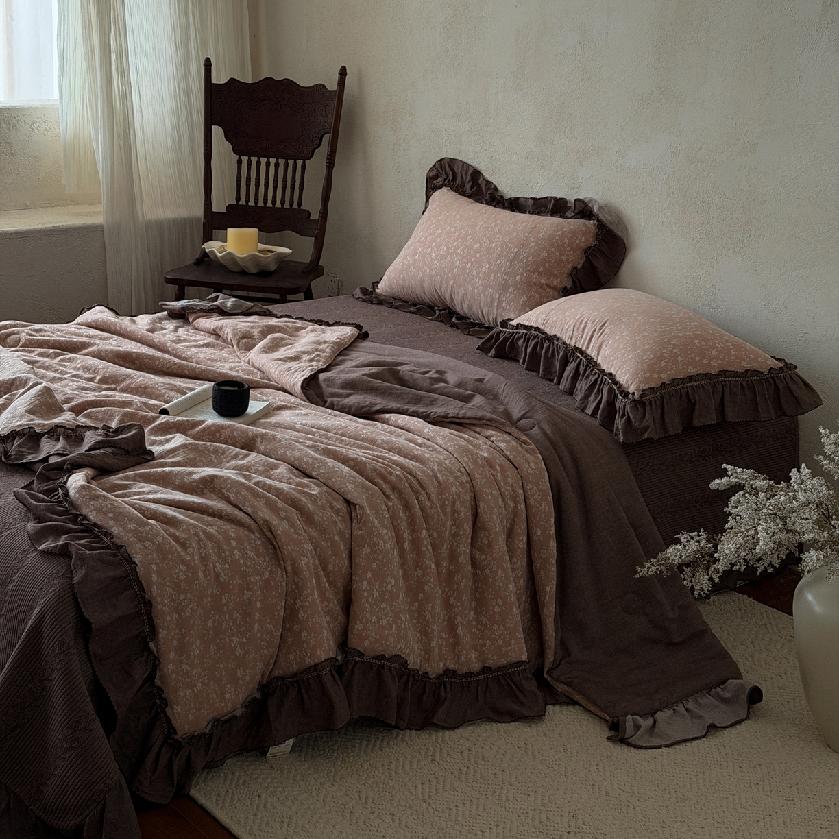 91家纺网 家纺一手货源 找家纺 （总）米菲 2026新款全棉色织提花夏被夏凉被空调被