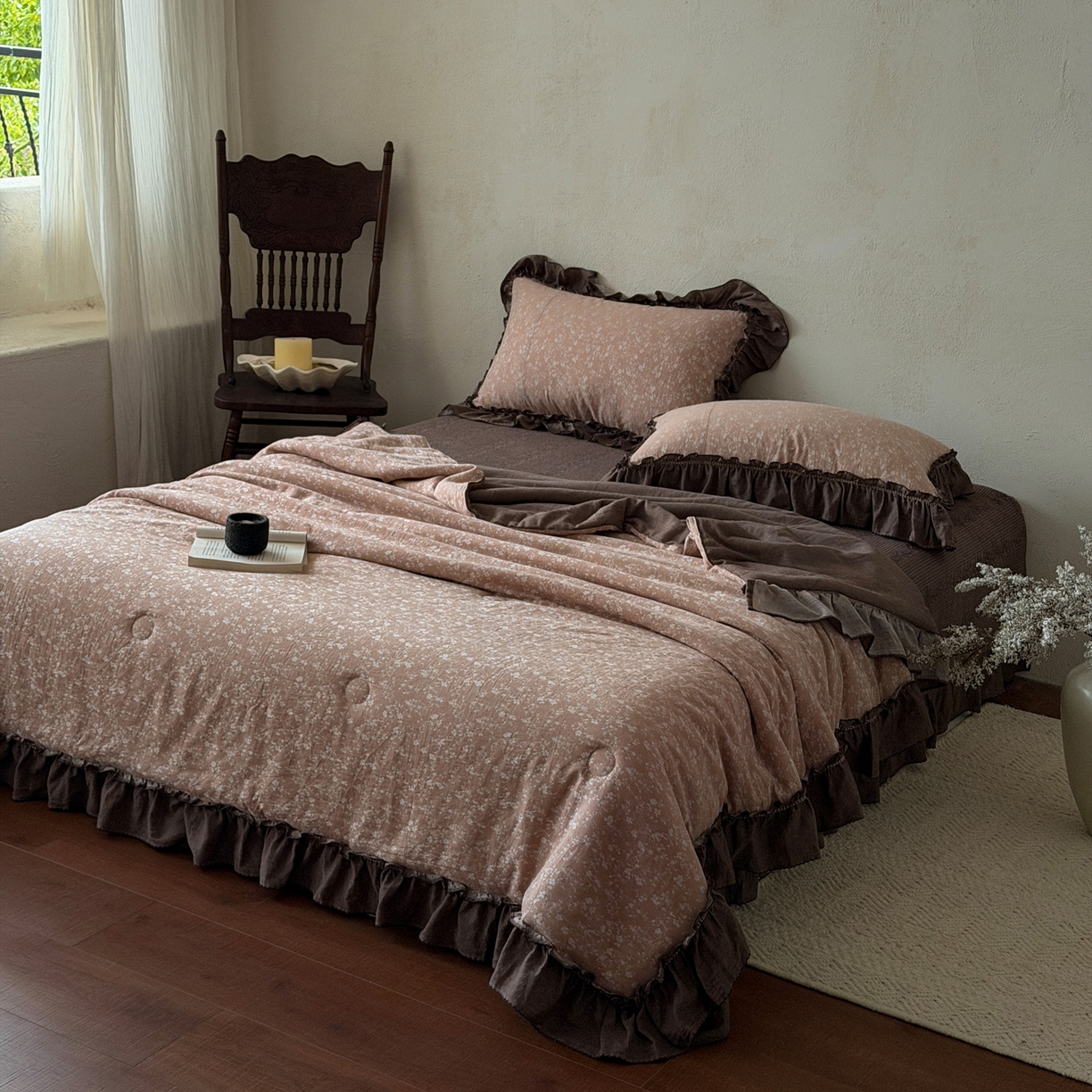 91家纺网 家纺一手货源 找家纺 （总）米菲 2026新款全棉色织提花夏被夏凉被空调被