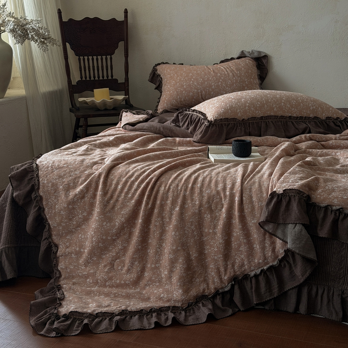 91家纺网 家纺一手货源 找家纺 （总）米菲 2026新款全棉色织提花夏被夏凉被空调被